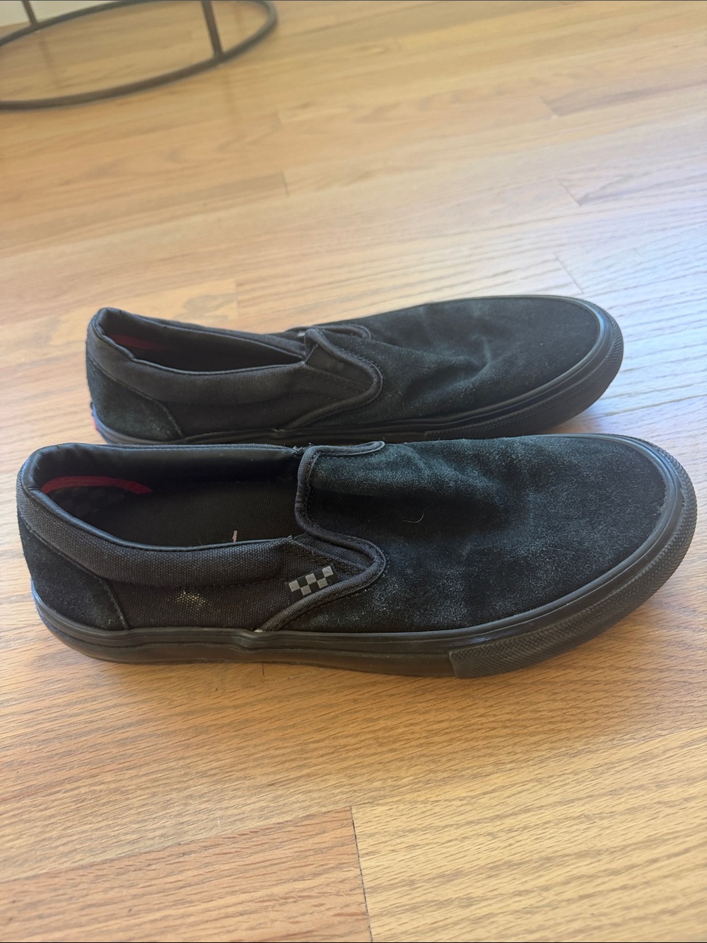 Vans Classic Slip-On Black Suede Sneakers Men’s 10